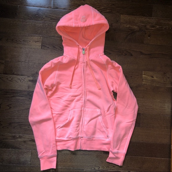 TNA Tops - TNA Hoodie - Neon Coral